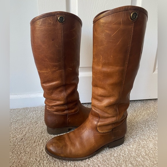 Frye Melissa Button 2 in Cognac - Picture 1 of 7